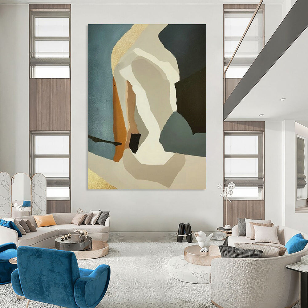 Colorful Geometric Abstract Art for Living Room & Office DLZ0433