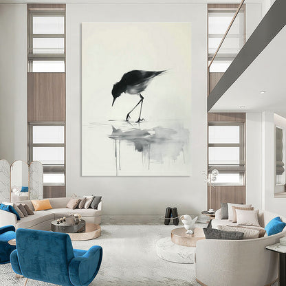 Ink - Style Bird Painting for Bedroom & Study DLZ0424