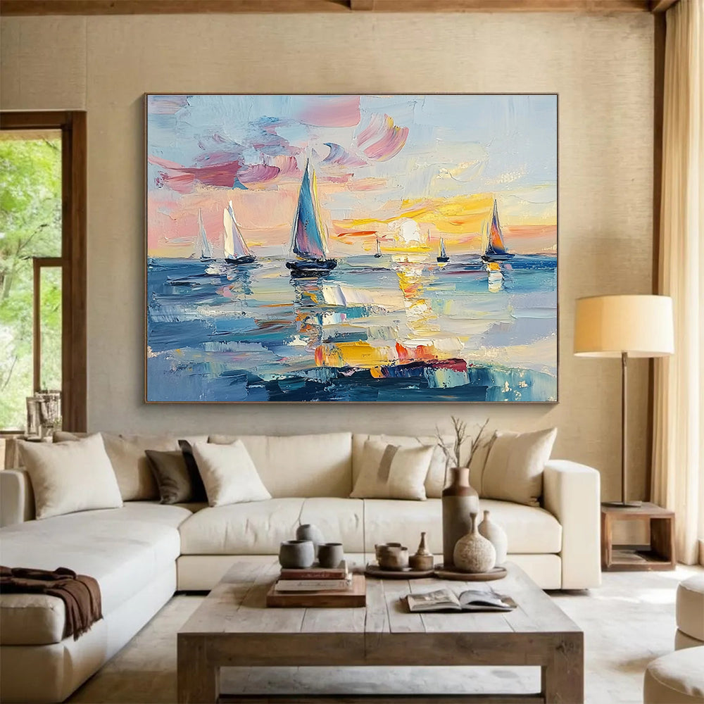 Lively Seaside Art for Resort Lobby & Tropical Café SC606