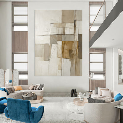 Linear Abstract Geometry for Modern Office & Architectural - Themed Home STSC638