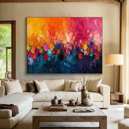Vibrant Color - Clash Abstract Art for Energetic Creative Studios DLZ3094