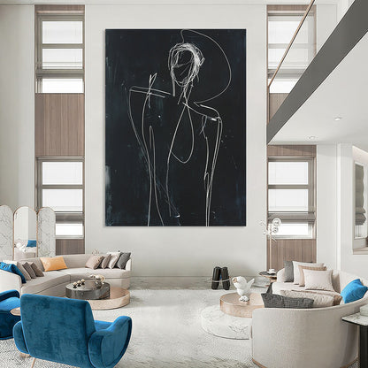 Abstract Figure Sketch for Avant - Garde Art Studio & Edgy Urban Loft STSC977