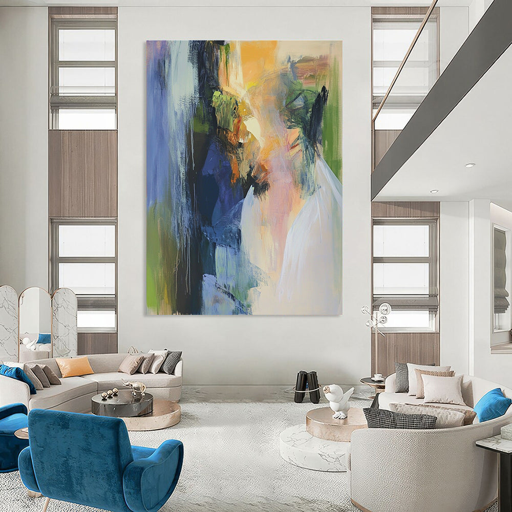 Abstract Double Portrait for Thought - Provoking Library & Contemporary Art Space STSC594
