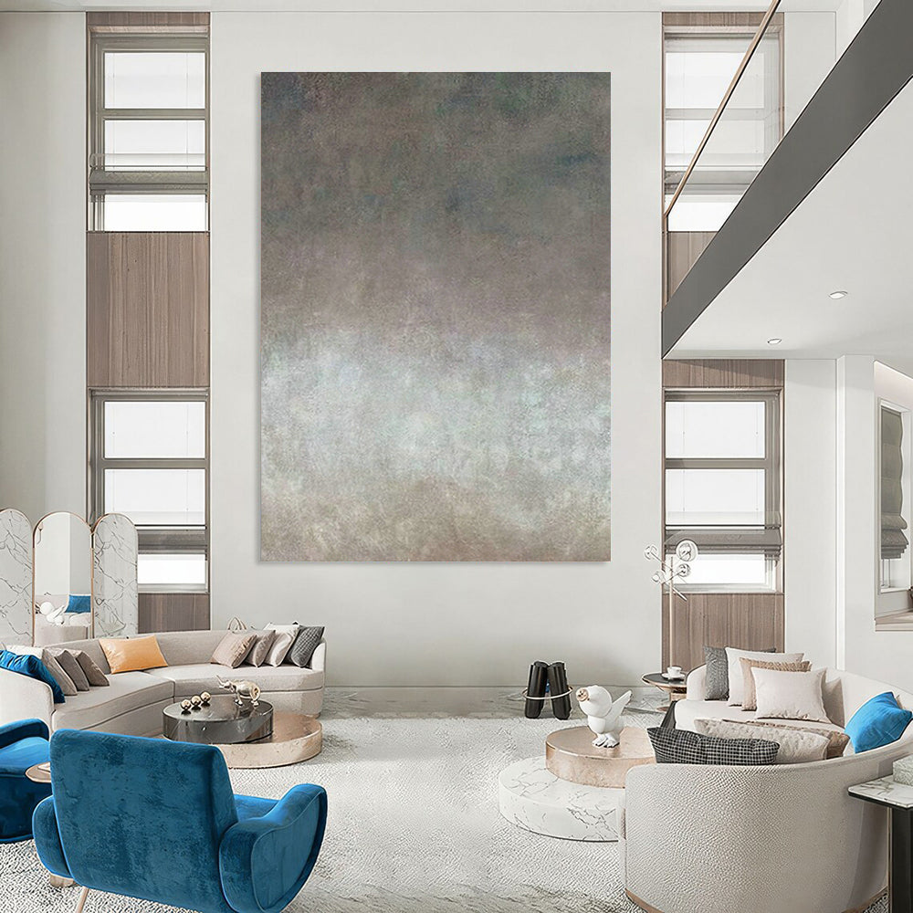 Gradient Neutral Abstract for Scandinavian - Style Yoga Studio & Minimalist Dining Room DLZ0885