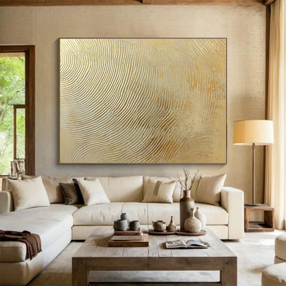 Opulent Gold Art for Luxury Boutique & High - End Restaurant SC559