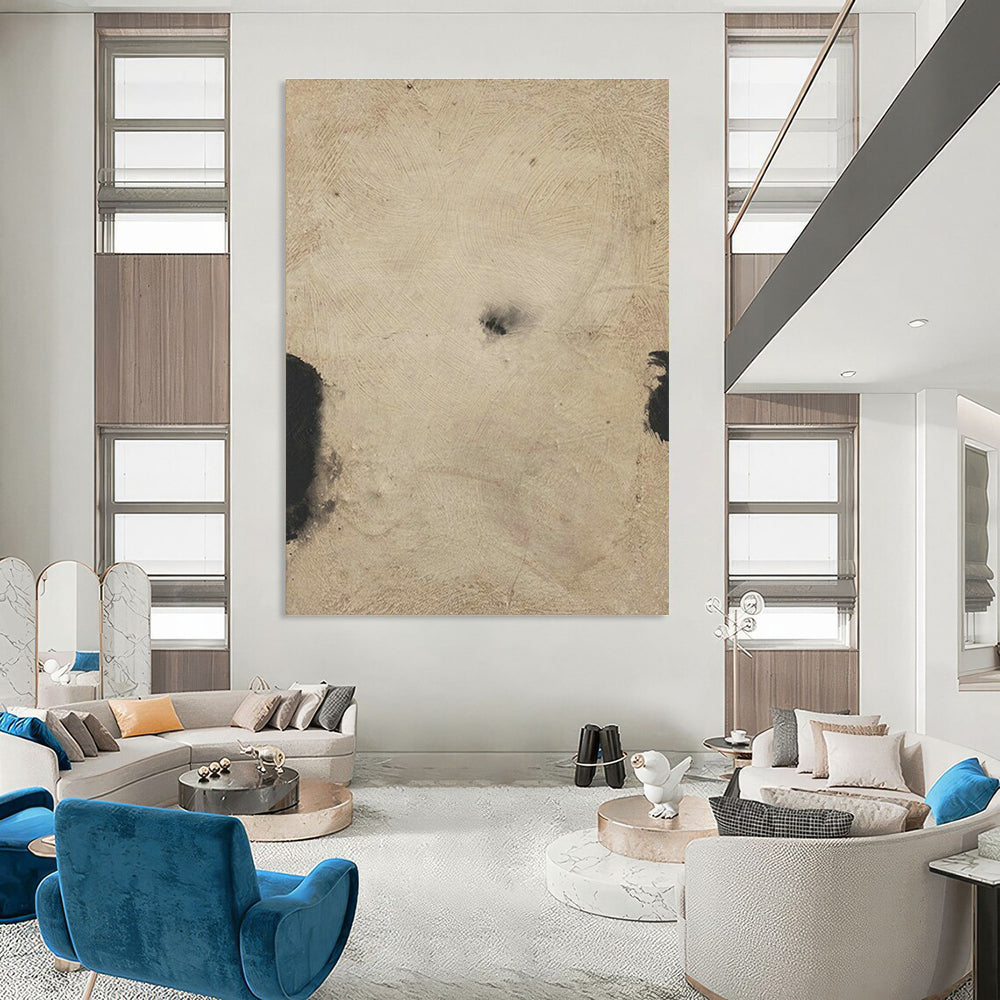 Subtle Abstract Texture Art for Minimalist Living Room & Art - Curator’s Office DLZ1428