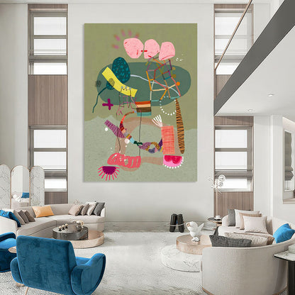 Creative Collage Art for Trendy Home Office Inspiration Walls DLZ0175
