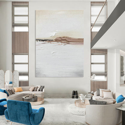 Earth - Toned Abstract Landscape Art for Rustic Home & Art - Loving Café DLZ2378