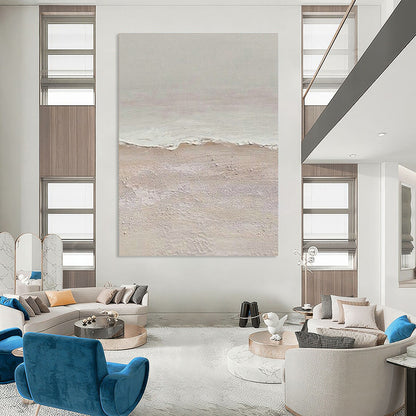 Textured Beach Art for Coastal Café & Relaxing Spa Waiting Room DLZ1511