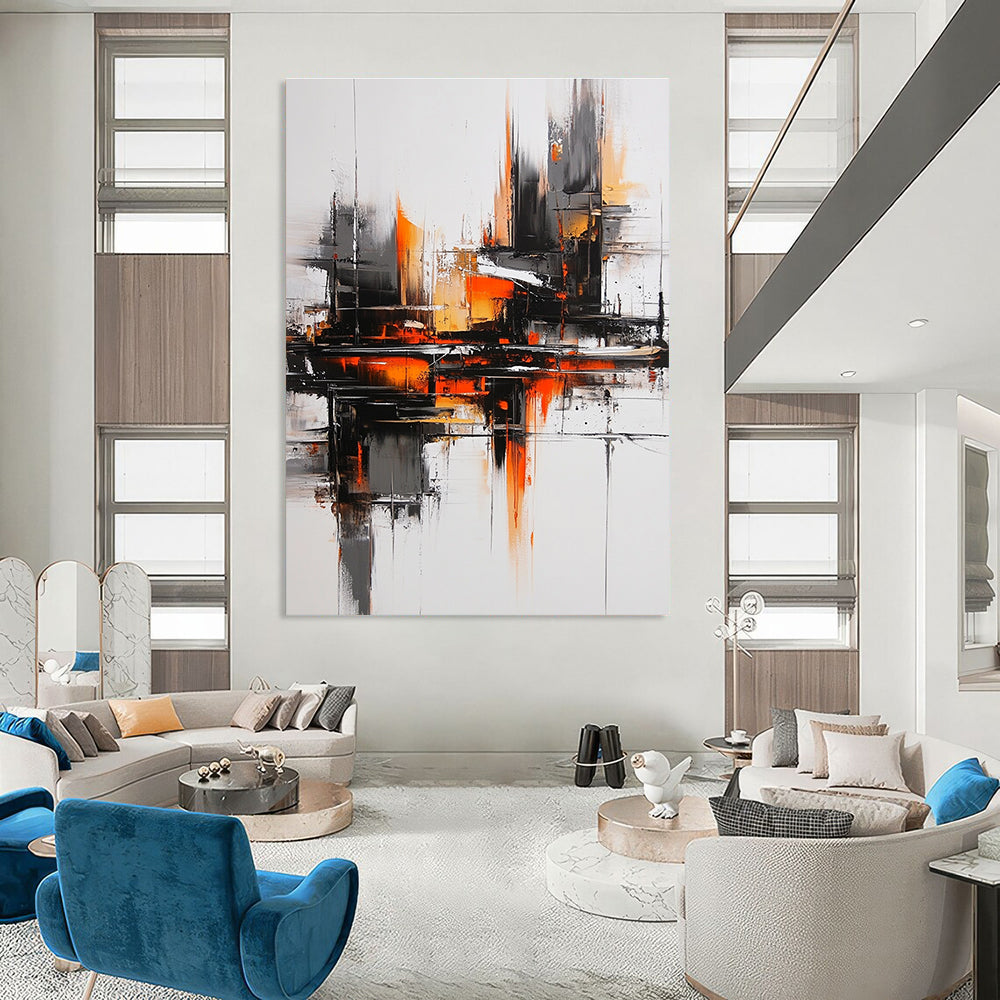 Vibrant Urban Abstract Art for City - Lover’s Home Office & Contemporary Art Gallery STSC1353