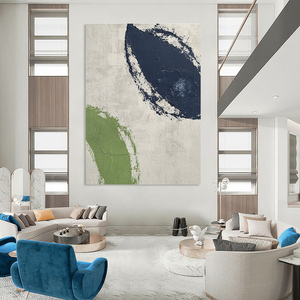 Green and Blue Textured Shapes for Nature - Inspired Nursery & Calming Meditation Space STSC527