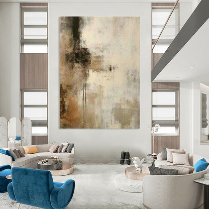 Earth - Toned Abstract Art for Nature - Inspired Spa & Minimalist Home Office DLZ2126
