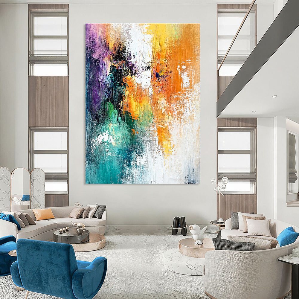 Colorful Abstract Fusion for Vibrant Restaurant & Creative Studio STSC417