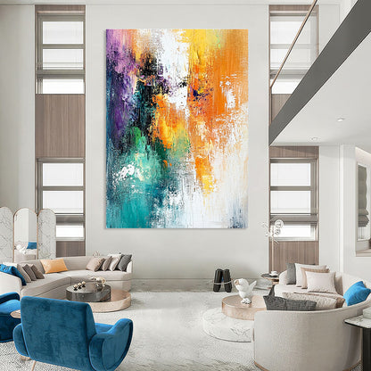 Colorful Abstract Fusion for Vibrant Restaurant & Creative Studio STSC417
