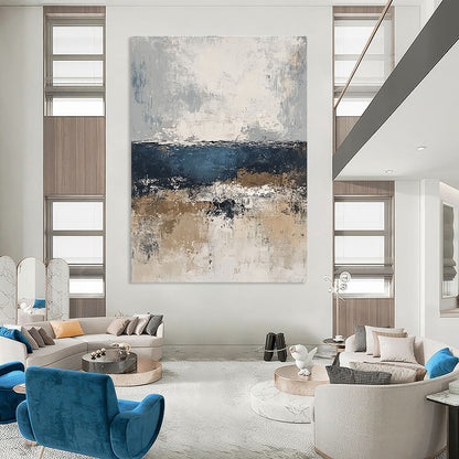 Textured Coastal Abstract for Beachfront Villa & Art Gallery Café STSC343