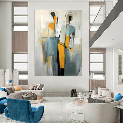 Abstract Figure Art for Contemporary Home Hallways DLZ0285