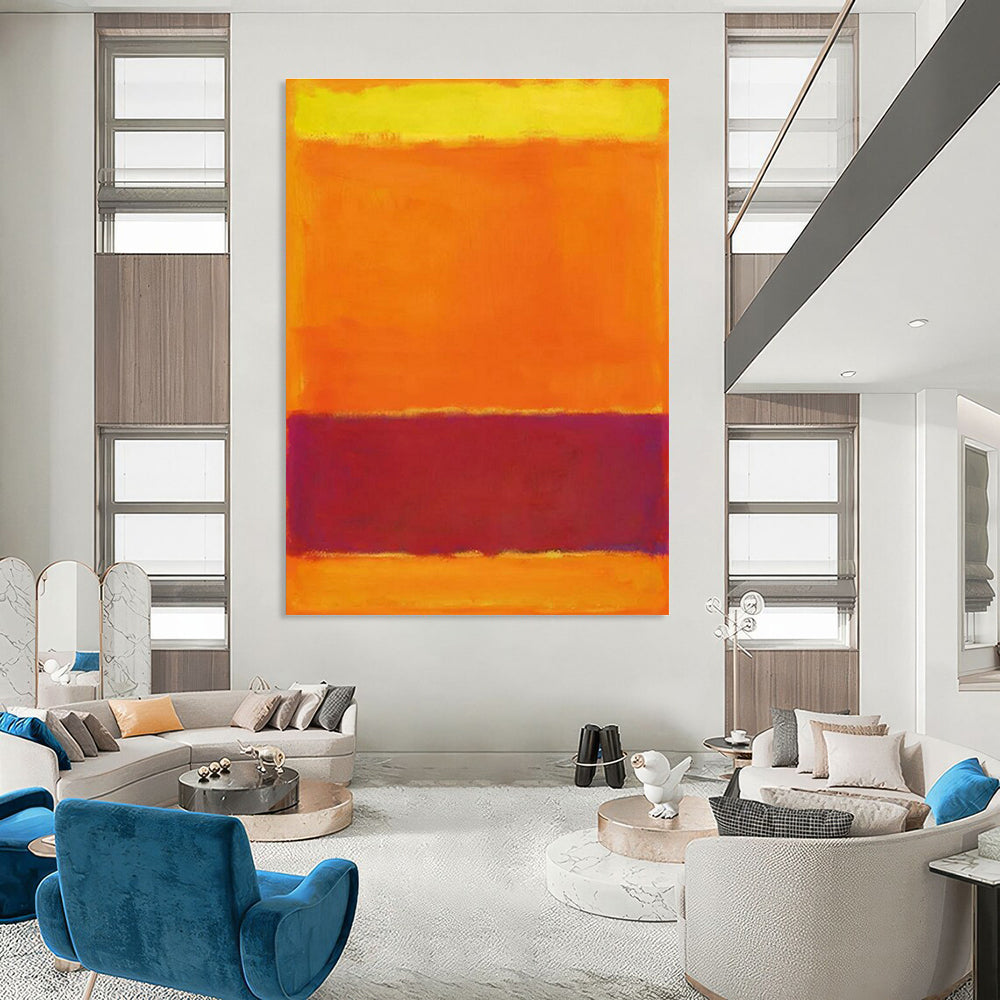 Warm Color - Block Art for Living Room & Boutique Hotel DLZ2307