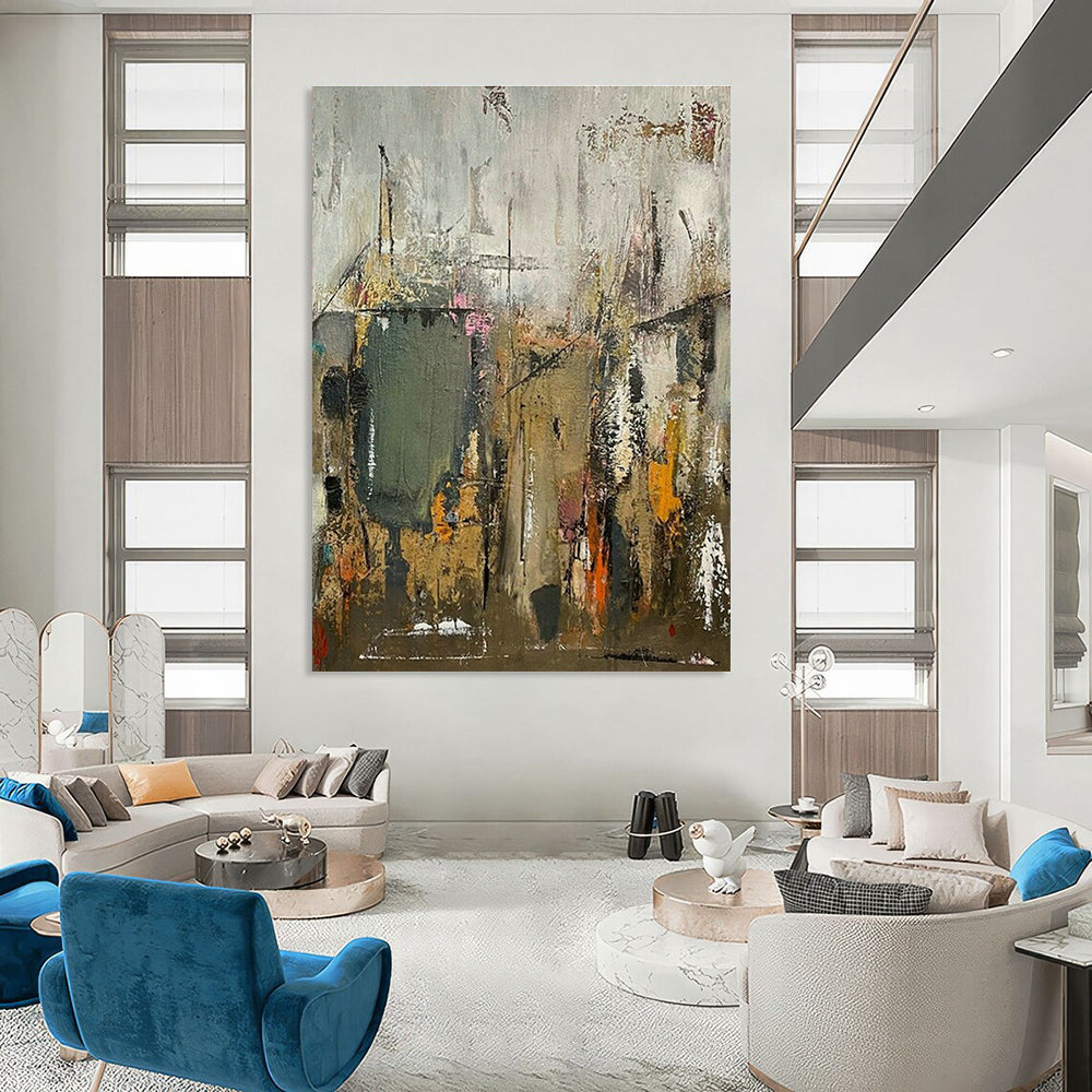 Industrial - Style Urban Abstract Art for Loft - Style Café & Creative Studio Break Area DLZ1602
