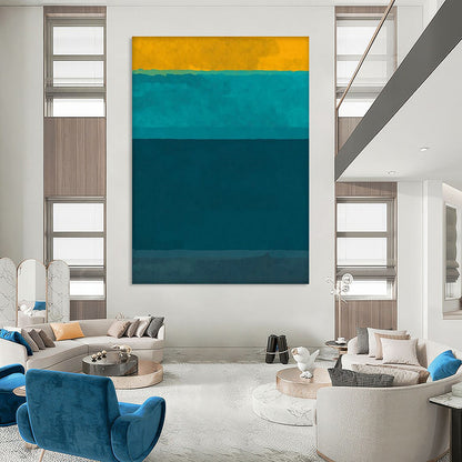 Color - Block Harmony Art for Design Studio & Fashion Showroom DLZ2323