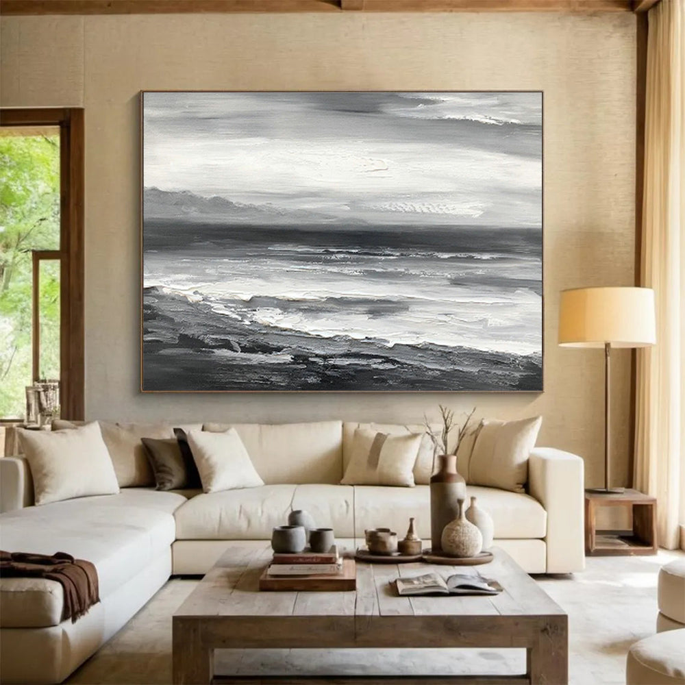 Jagged Wave Edges Art for Adventure - Seeker’s Office Lounge DLZ3016