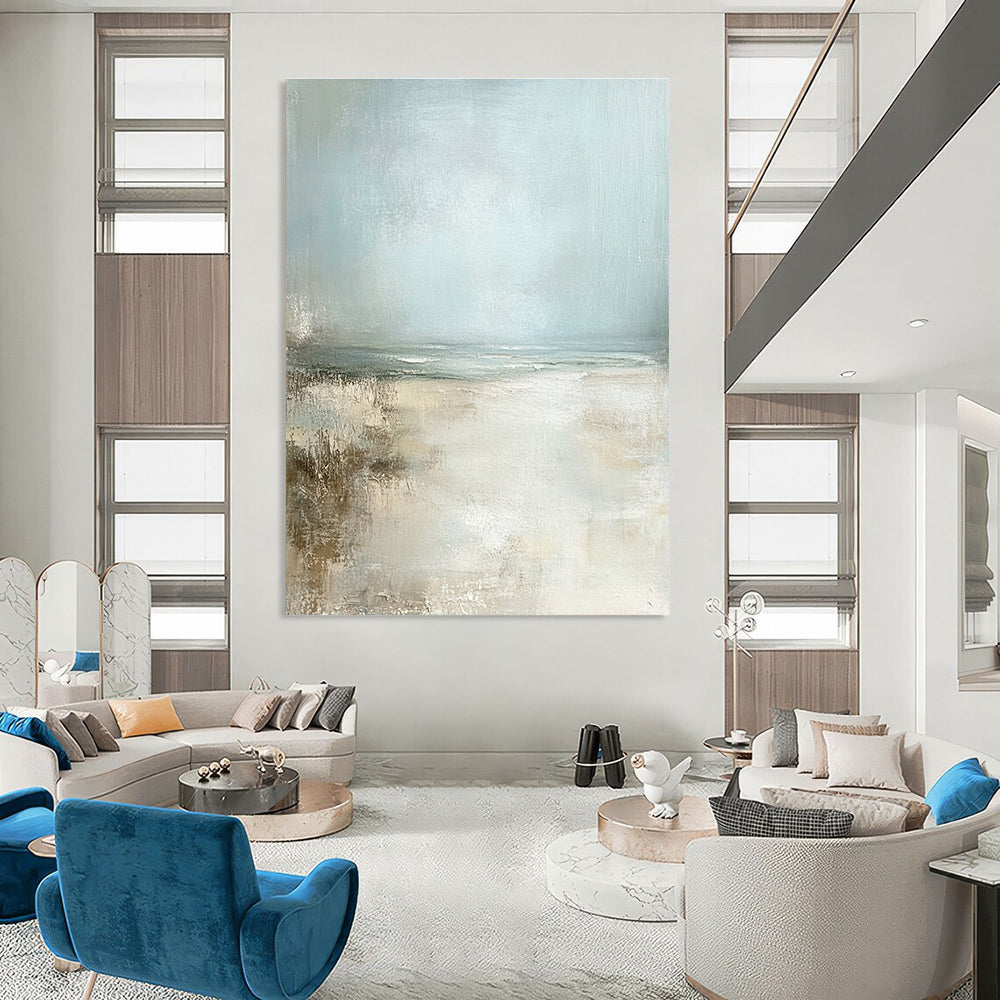Soft Beach Haze Art for Beachfront Bungalow & Yoga Studio STSC095