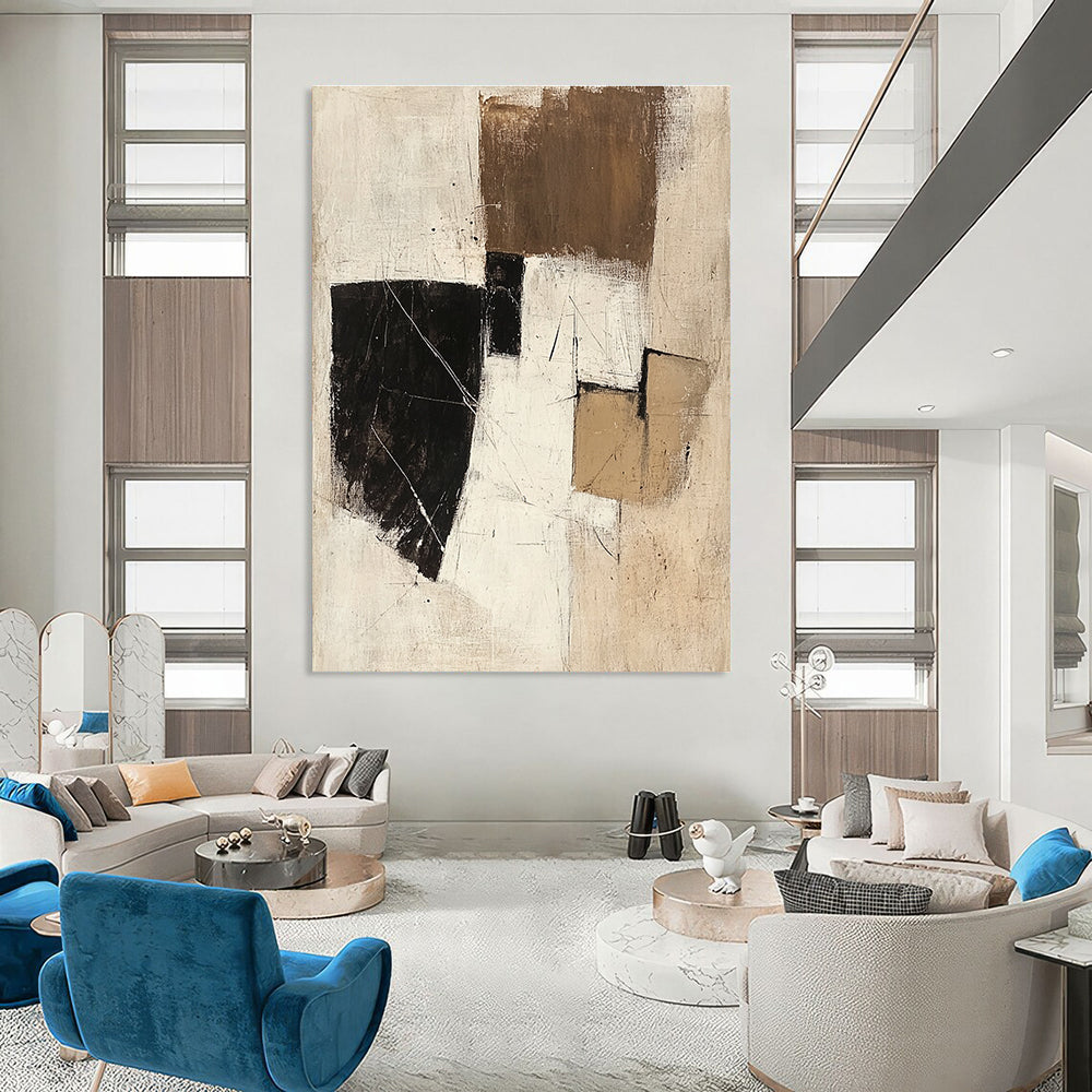 Abstract Geometric Shapes Art for Studio & Contemporary Home STSC738