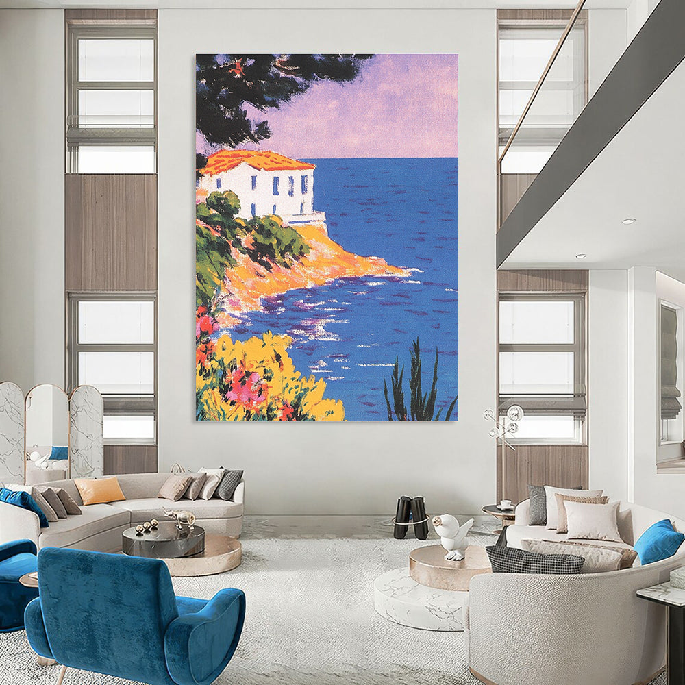 Coastal House Scene for Beach - Themed Living Room & Nautical Restaurant STSC1228