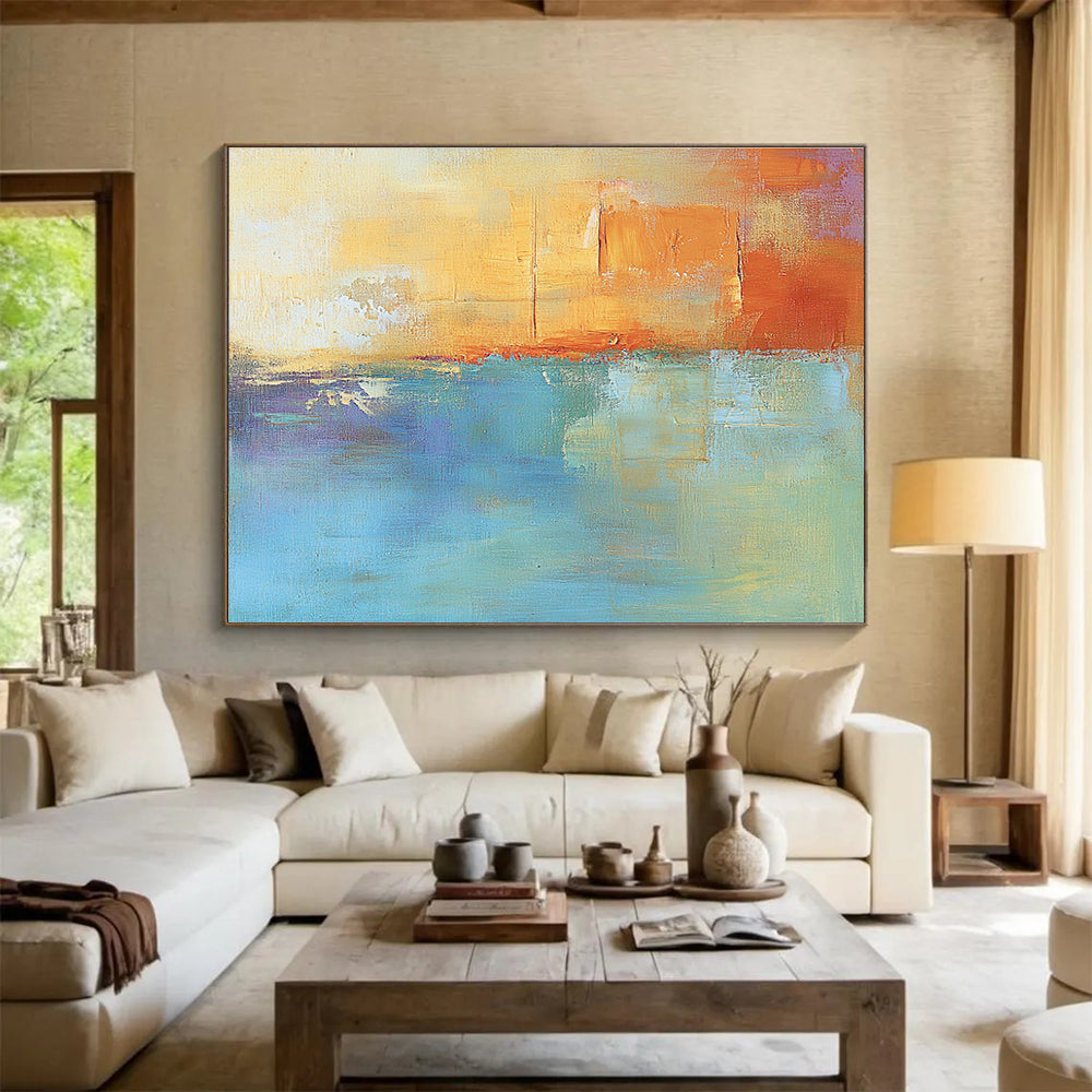 Color - Blended Horizons Art for Beach House & Relaxing Spa SC124