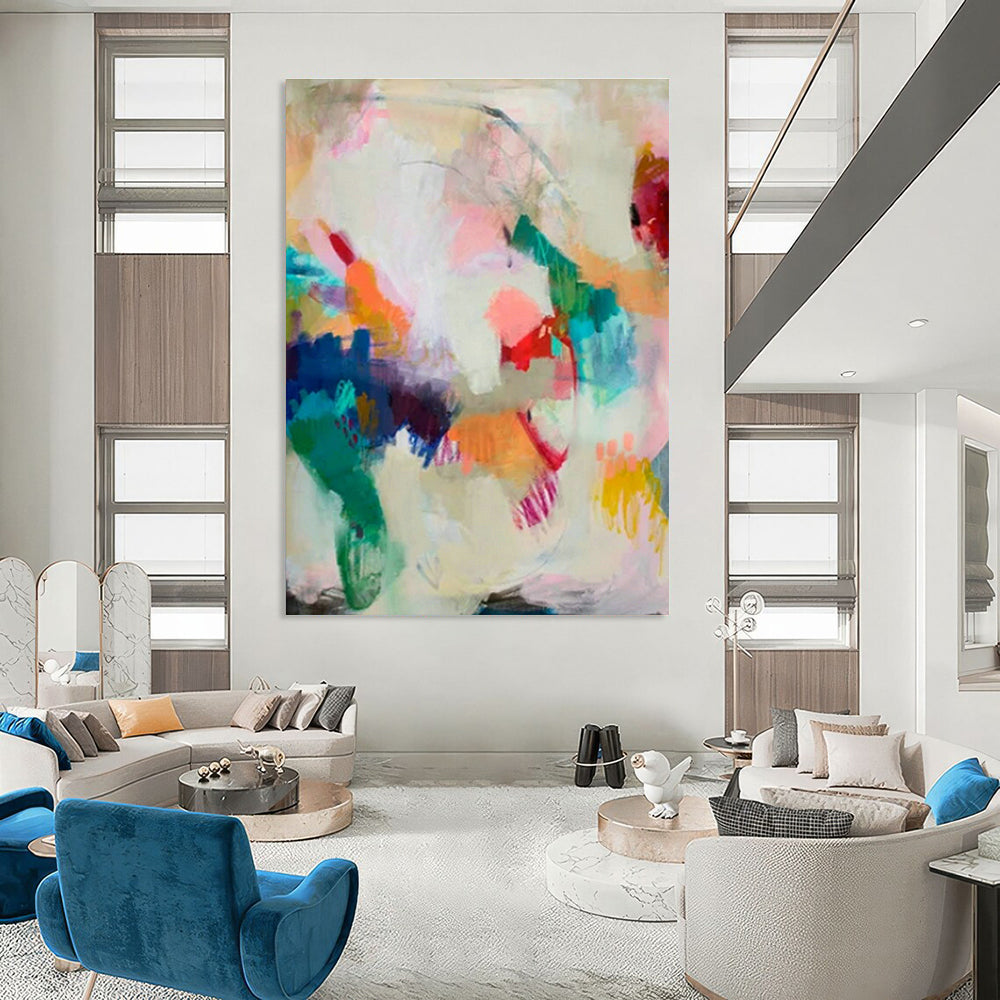 Vibrant Abstract Art for Creative Studio & Art - Loving Café DLZ1438