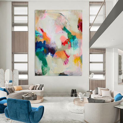 Vibrant Abstract Art for Creative Studio & Art - Loving Café DLZ1438