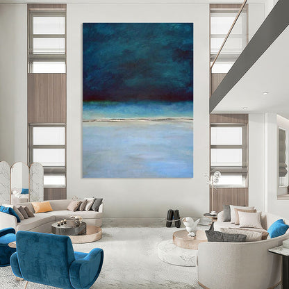 Minimalist Sea Horizon for Japandi - Style Beach House & Zen Meditation Nook DLZ0945