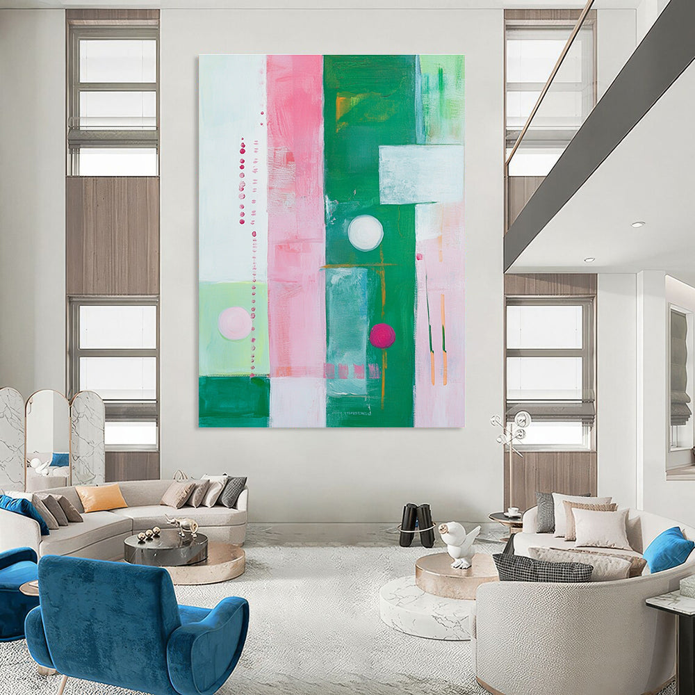 Colorful Geometric Abstract for Playful Kids’ Area & Modern Café STSC325