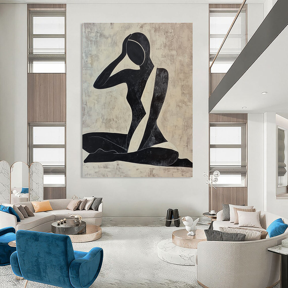 Minimalist Figurative Art for Zen Space & Contemporary Gallery STSC012