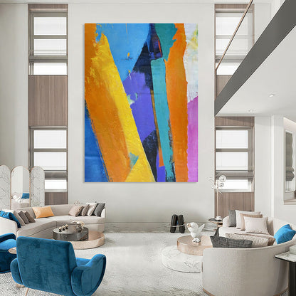Colorful Geometric Abstract Art for Modern Living Room & Creative Office DLZ1350