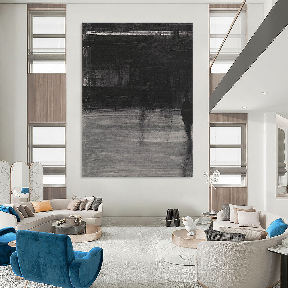 Dark Urban Figures for Modern City Hotel Lobby & Industrial - Style Café STSC910
