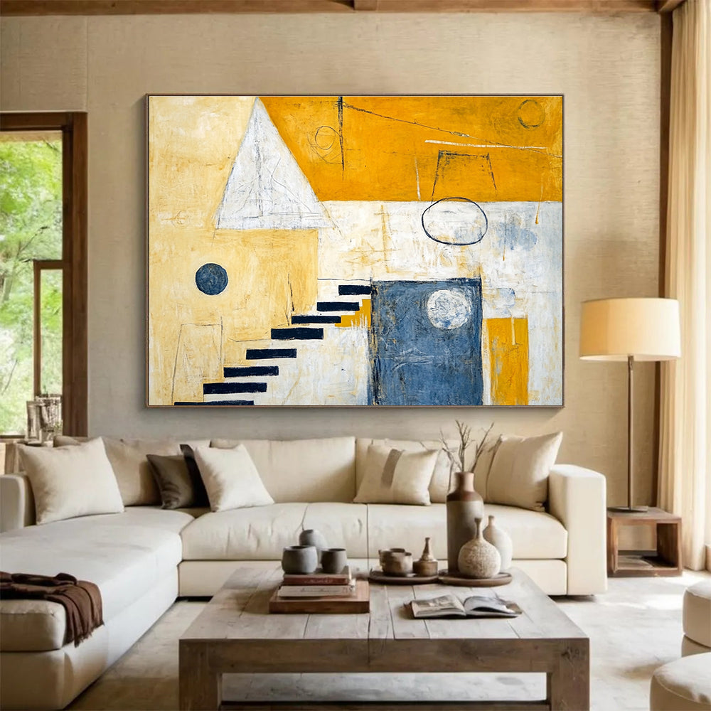 Minimalist Geometric Forms Art for Scandinavian - Style Home & Minimalist Gallery SC392