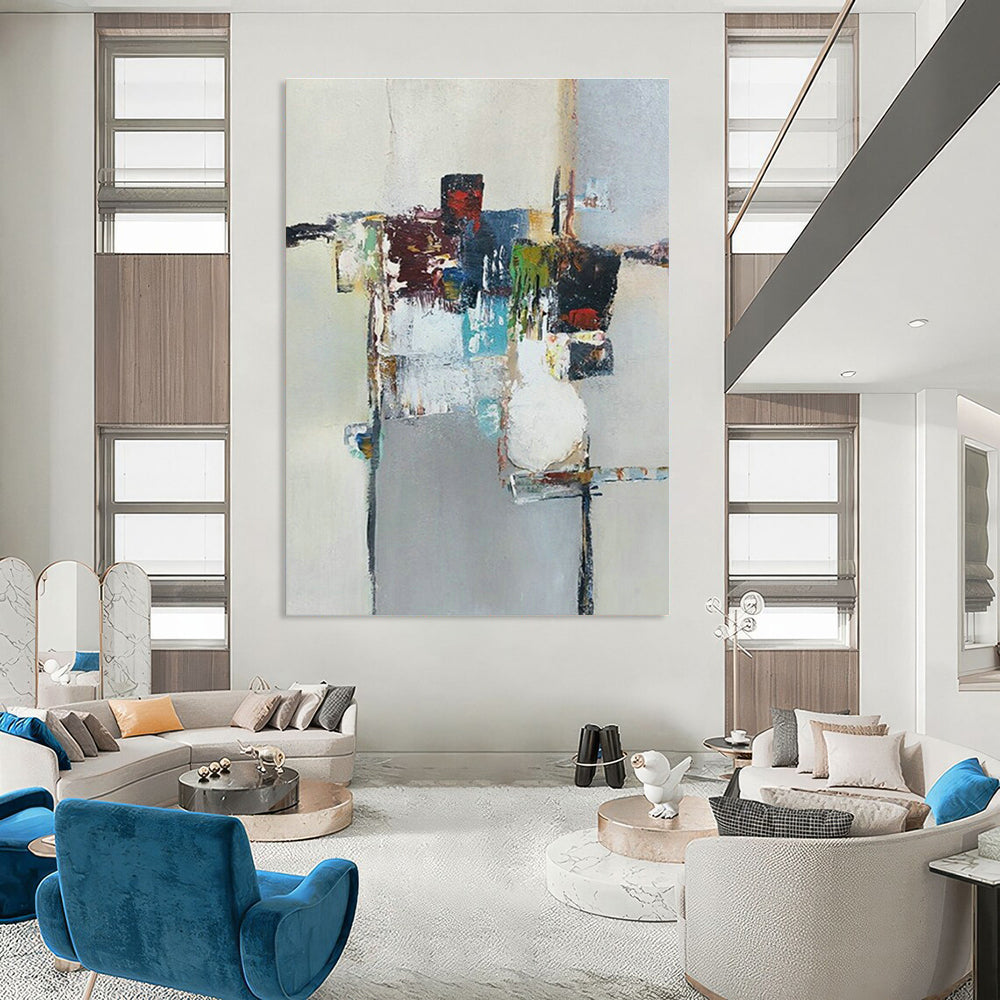 Colorful Geometric Abstract for Urban Loft Studio & Modern Art Gallery Pop - Up DLZ0924