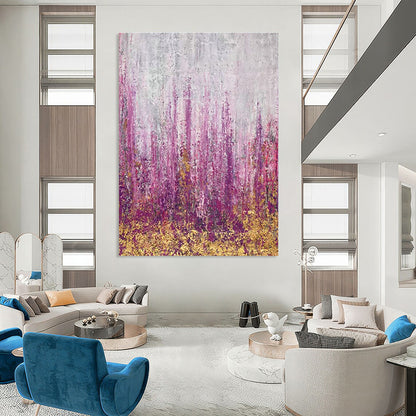 Pink - Purple Botanical Art for Home Garden - View Bedrooms DLZ0064
