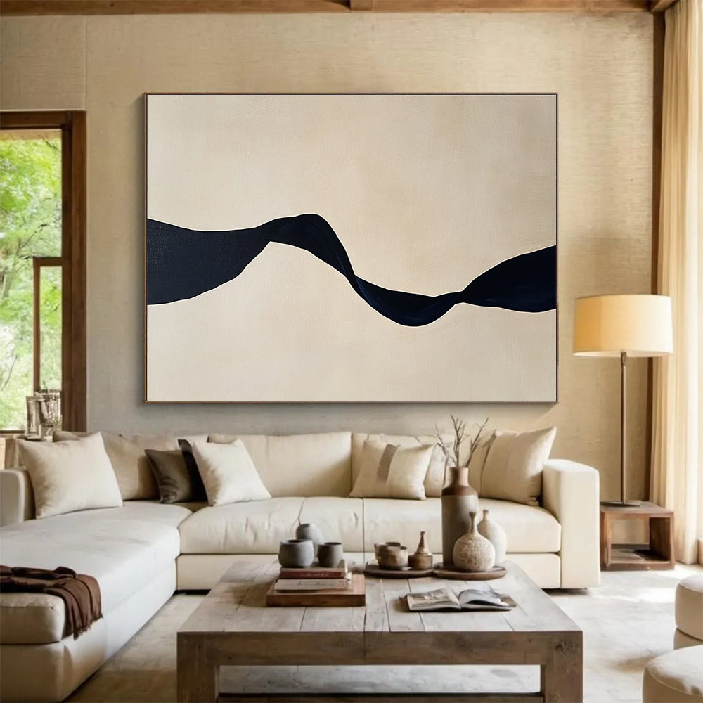 Sophisticated Minimalist Art for Luxury Lounge & High - End Office SC588