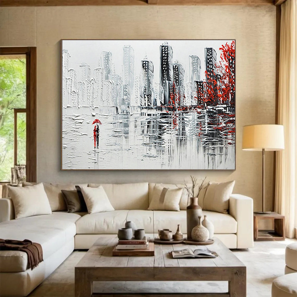 Cityscape Lover’s Art for Modern Loft Apartment Living Rooms DLZ3270