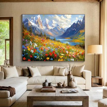 Breathtaking Alpine Art for Ski Chalet & Nature Lover’s Retreat SC581