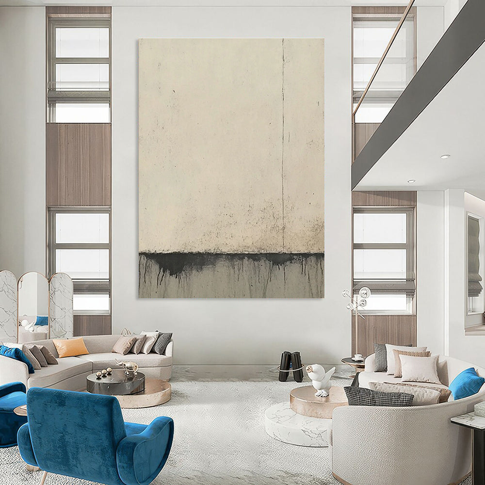 Minimalist Black Drip for Modern Art Gallery & Industrial - Style Office STSC950