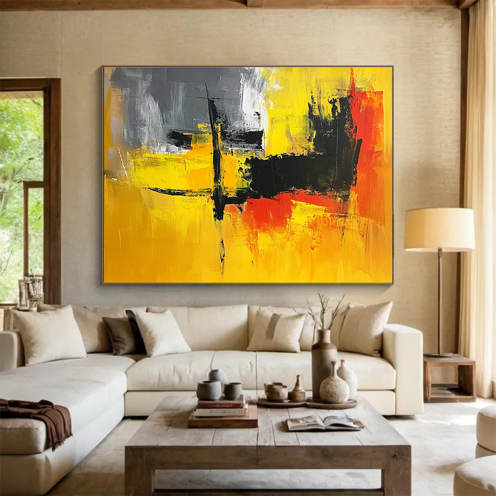 Bold Color Abstract Expression Art for Trendy Bar & Art - Lovers' Lounge SC393