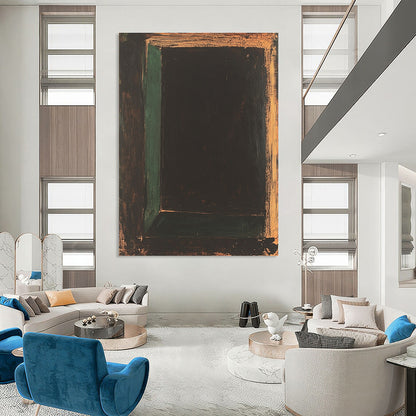 Dark Abstract Frame for Industrial - Style Loft & Art Studio Corridor STSC864