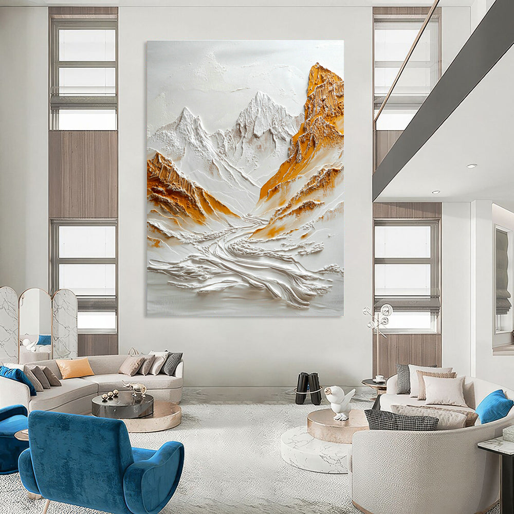3D Mountain Relief Art for Adventure - Themed Home & Outdoor Club DLZ0737