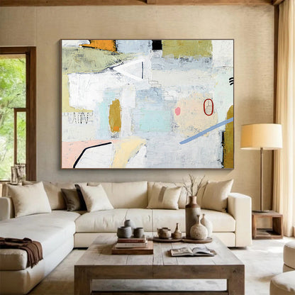 Light - Color Collage Abstract for Art Gallery Lounge DLZ2938