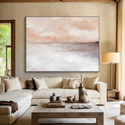 Pink - Cloud Reflection Abstract Art for Dreamy Bedroom Ceiling Nook DLZ2802