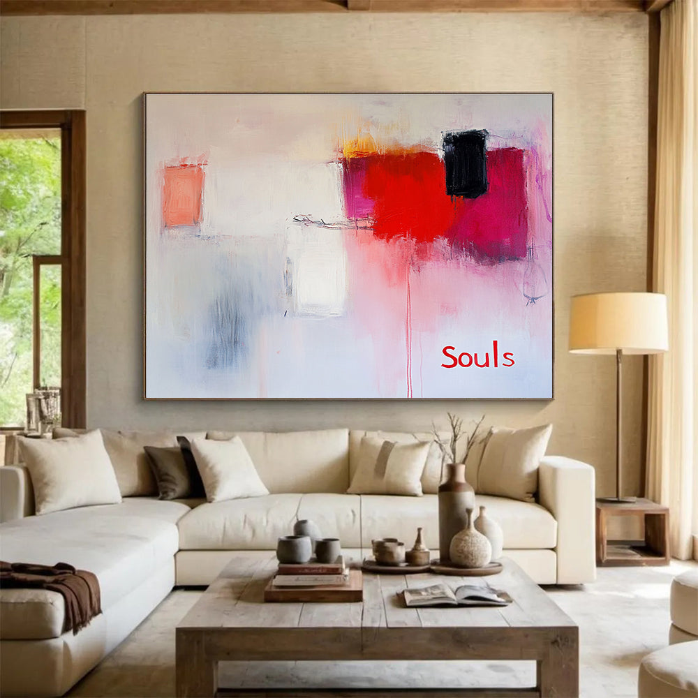 Abstract “Souls” Art for Contemporary Art Gallery & Spiritual - Themed Café SC139