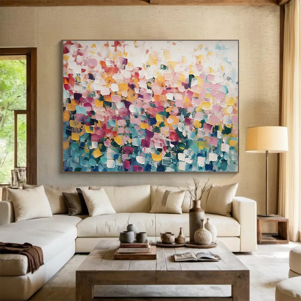Color Block Abstract Art for Creative Agency Breakout Zone Walls DLZ3266