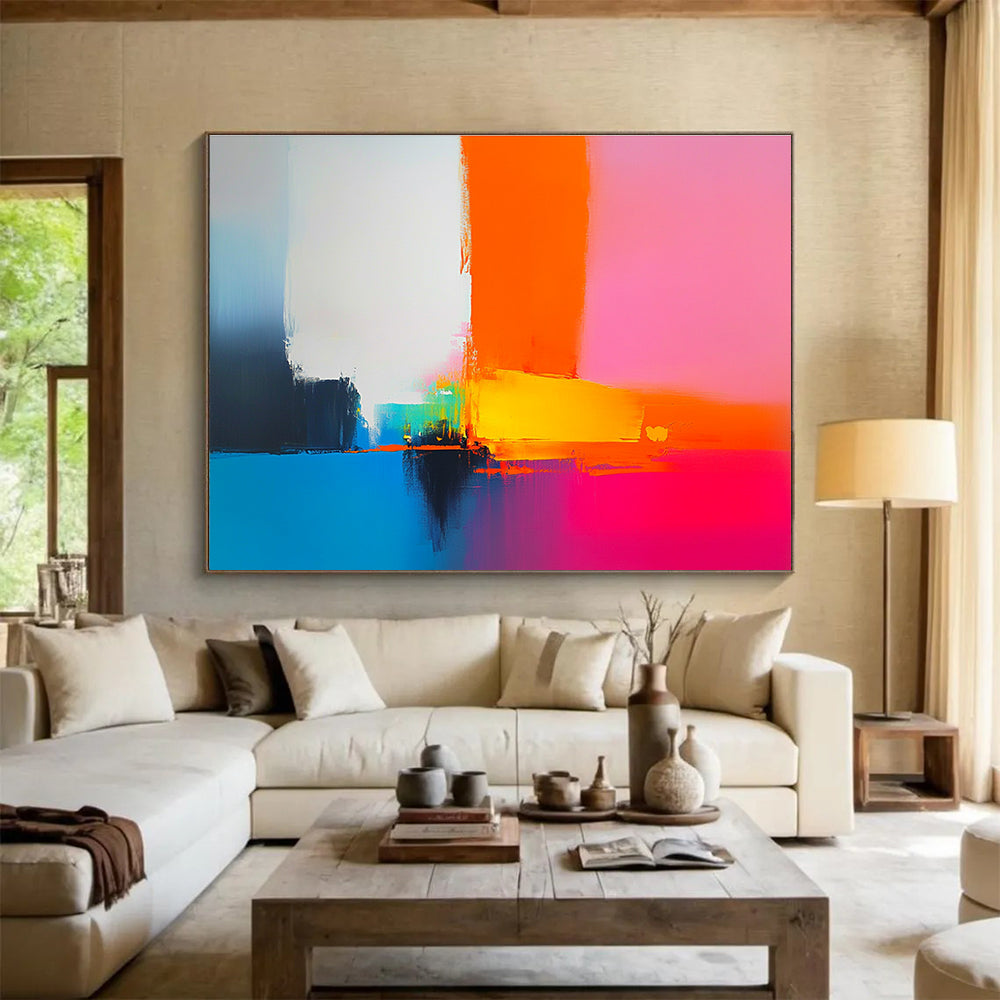 Vivid Color Blends Art for Creative Studio & Art Gallery Exhibition SC505